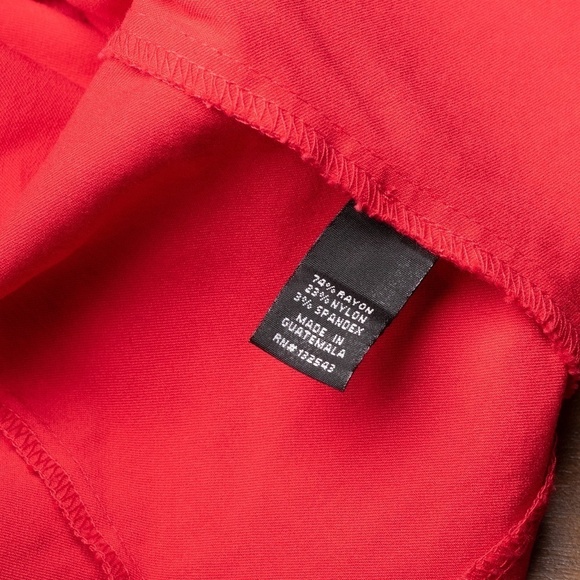 Wearever Size Large Red Cropped Jacket Y2K Party Quirky Artsy Cocktail Cosplay - Picture 10 of 11